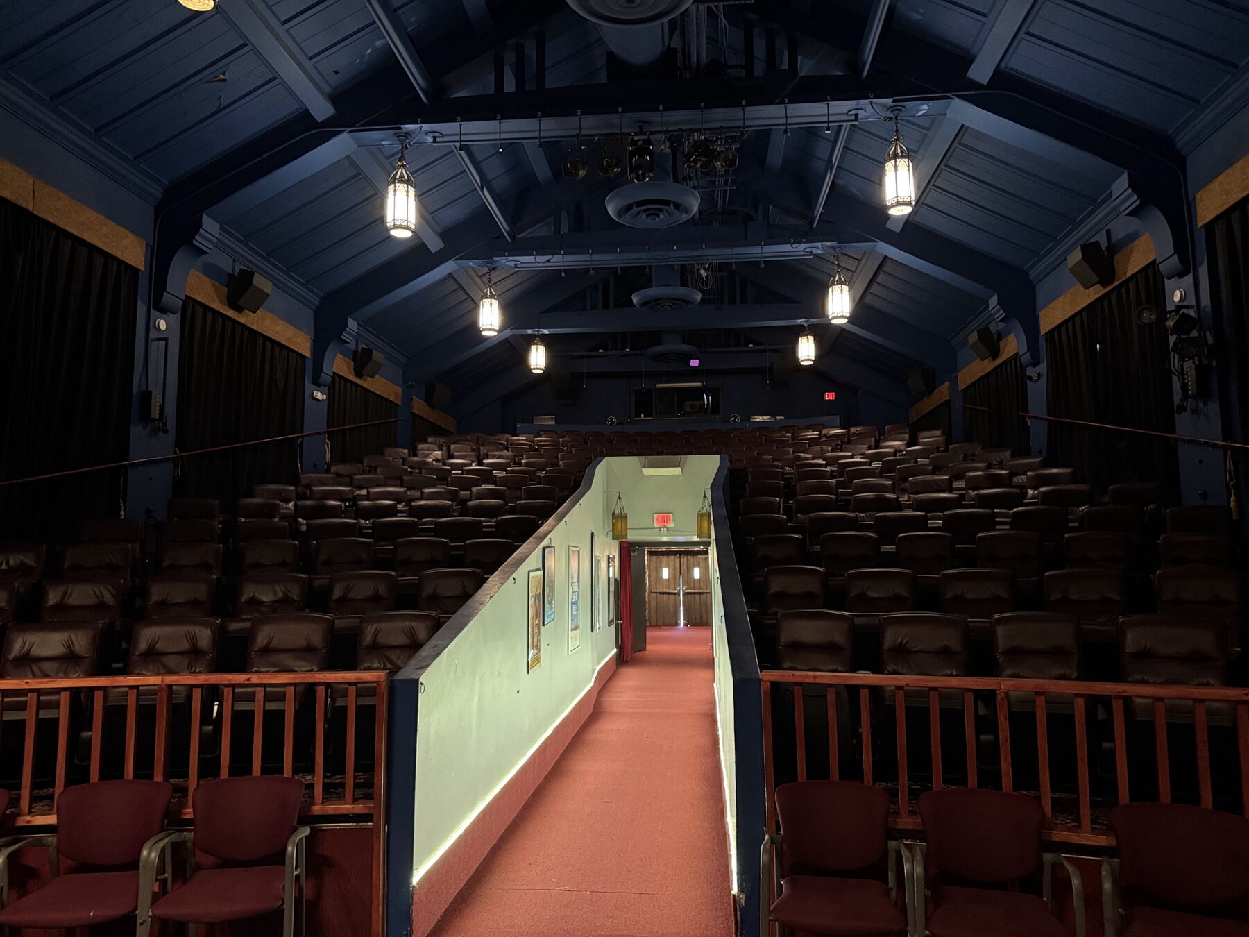 Central aisle of the auditorium toward the stage